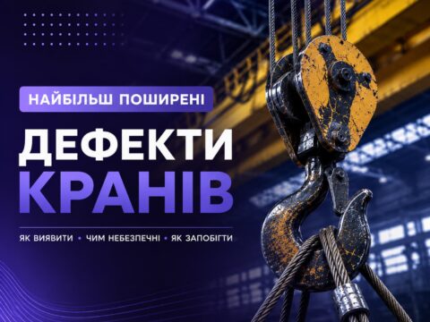 Найбільш поширені дефекти вантажопідіймальних кранів